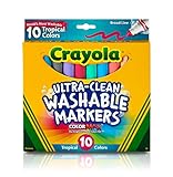 Crayola  Ultraclean BL Tropical Markers (10 Count)