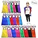 Kids Super Hero Capes Bulk with Masks for Boys Girls Superhero Party Supplies