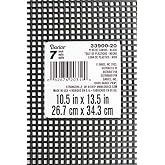 7 Mesh Count Black Plastic Canvas Sheet 10.5 x 13.5 Inch 1 Sheet