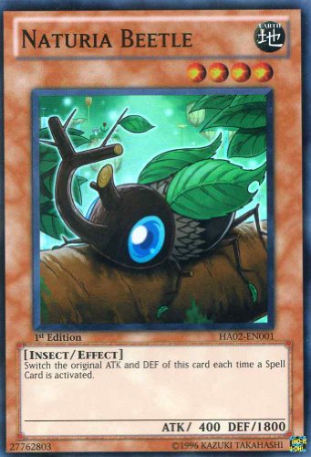 Yu-Gi-Oh! - Naturia Beetle (HA02-EN001) - Hidden Arsenal 2 - 1st Edition - Super Rare