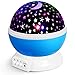 Star Projector Night Light for Kids, Rotating Moon Star Projector with 9 Colored Lights, Ceiling Projector Lamps for Babies Children Bedroom & Nursery by Uptizer