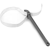 KARRYTON 18 Inch Strap Wrench, Aluminum Handle w/ 48" Long Nylon Strap | 12&rdquo; Max OD Capacity &ndash; Heavy-Duty Oil Filter Wrench for Round, Slippery, Odd-Shaped Objects