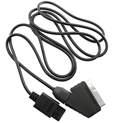 Magic&shell 1.8m AV TV Video Scart RGB Cable Cord Lead For Super Nintendo N64 NGC SNES - Thumbnail 3