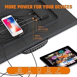 Baldr 60W Portable Solar Panel, Foldable Charger