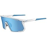 Tifosi Optics Moab Sunglasses (Matte White (Clarion Blue/AC Red/Clear))