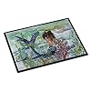 Caroline's Treasures 8973MAT Brunette Mermaid Coral Fantasy Indoor or Outdoor Mat 18x27, 27" L x 18" W, Multicolor 5124fOLOj2L