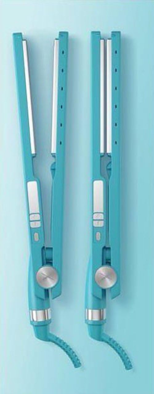 YBERA Titanium Flat Iron (Blue)