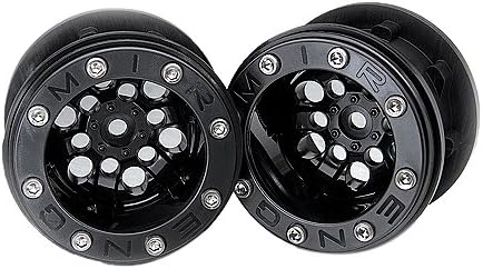 G-made MBL-02BK 2.2 Mudrock Challenger Beadlock Wheels, Black