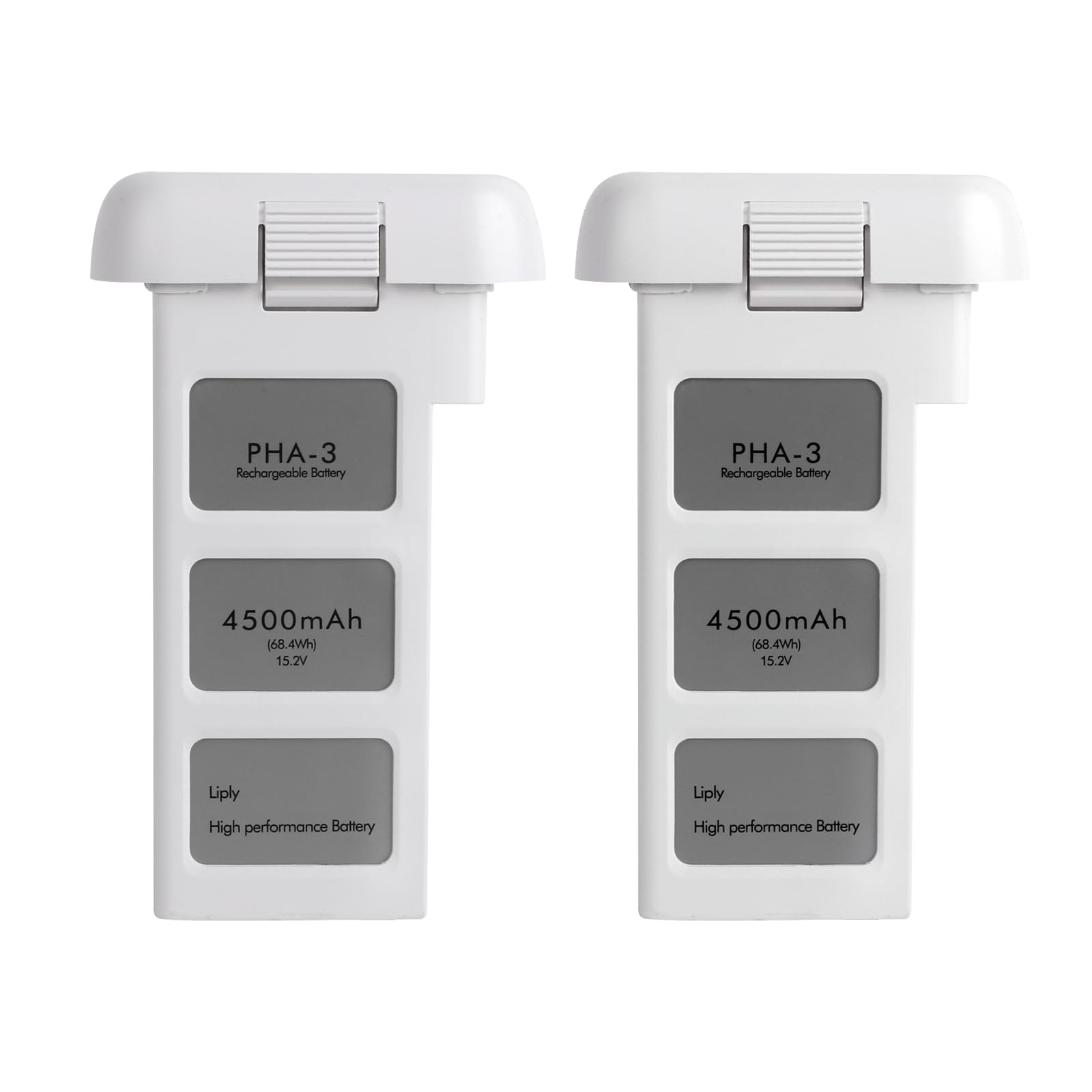 Photo 1 of KUWATA Replacement for DJI Phantom 3 Battery, 4500mAh, 2-Pack, Compatible with DJI Phantom 3 Professional, Phantom 3 Advanced, Phantom 3 Standard, Phantom 3 4K, Phantom 3 SE, Drone Extended Battery