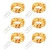String Lights,Oak Leaf Pack of 6 LED Starry Lights with 20 Fairy Bright LEDs on 3.3feet Copper Wire,Best Lights for Home Wedding DIY Dinner Party Decoration,Warm White