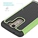 LG K7 Case, LG Tribute 5 Case, LG Treasure Cover Accessories - OEAGO Shock-Absorption Dual Layer Defender Protective Case Cover For LG K7 / LG Tribute 5 / LG Treasure LTE - Green