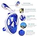 AQUA A DIVE SPORTS Snorkel Mask, Full Face Diving Mask, Panoramic Seaview 180° Scuba Mask Anti-Fog Anti-Leak Snorkeling Technology, See More Water World Larger Viewing Area