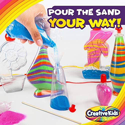 Creative Kids Sand Art Activity Kit for Kids 10 Sand Art Bottles and