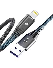 iPhone Charger 6ft, Cabepow [3 Pack] Lightning Cable 6 Foot, iPhone Charging Cord 6 Feet 2.4A USB Cables Compatible with iPhone 11/Xs/XS Max/XR/X / 8/8 Plus / 7/7 Plus/ 6(Black)