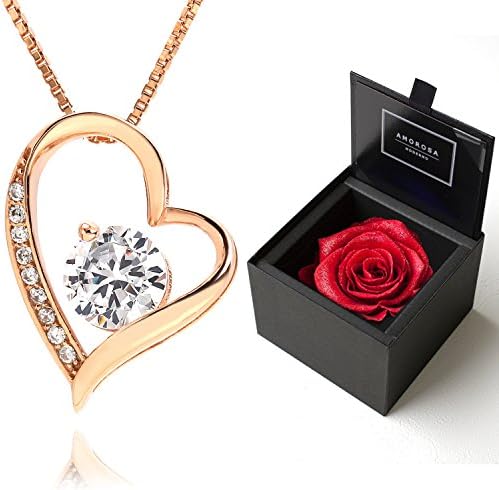 lapisia Swarovski Open Heart Women’s Necklace