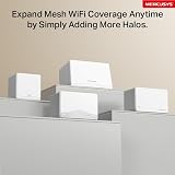MERCUSYS Halo H25BE 3-Pack WiFi 7 Mesh System 7-Port Combo Dual-Band view 7