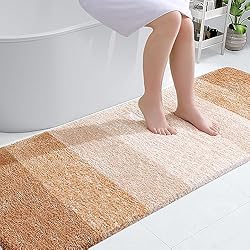 OLANLY Luxury Bathroom Rug Mat 70x24, Extra Soft