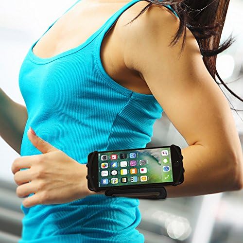 Sports Armband Running Armband with 180 Degree Rotation for Sport Outdoor Runing Workout Fitness Cycling Portable Outdoor Armband for iPhone 8, 7, 6, 6S, SE, 5, 5C, 5S, and Galaxy S5, Google Pixel(3-6