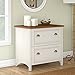 Bush Furniture Fairview 2 Drawer Lateral File Cabinet, Home Office Storage for Letter, Legal, and A4-Size Documents, 32W, Antique White