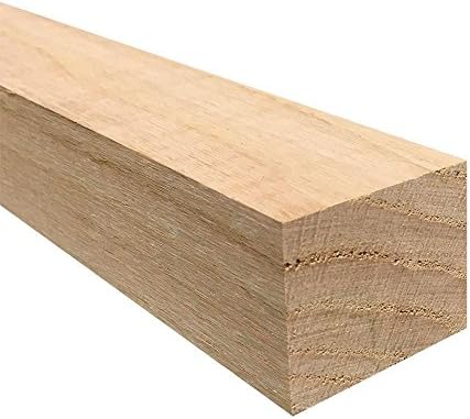 2 in. x 2 in. x 3 ft. Square Hobby Board Kiln Dried S4S Oak Board (9-Piece)