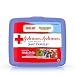 Johnson & Johnson Brand Safe Travels Portable First Aid Kit for Minor Wound Care with Assorted Adhesive Bandages, Ideal for Travel, Car & On-the-Go, 70 pieces