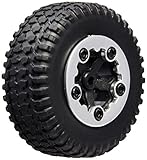 Team Losi Tires Mounted Black: Micro SCT(4)