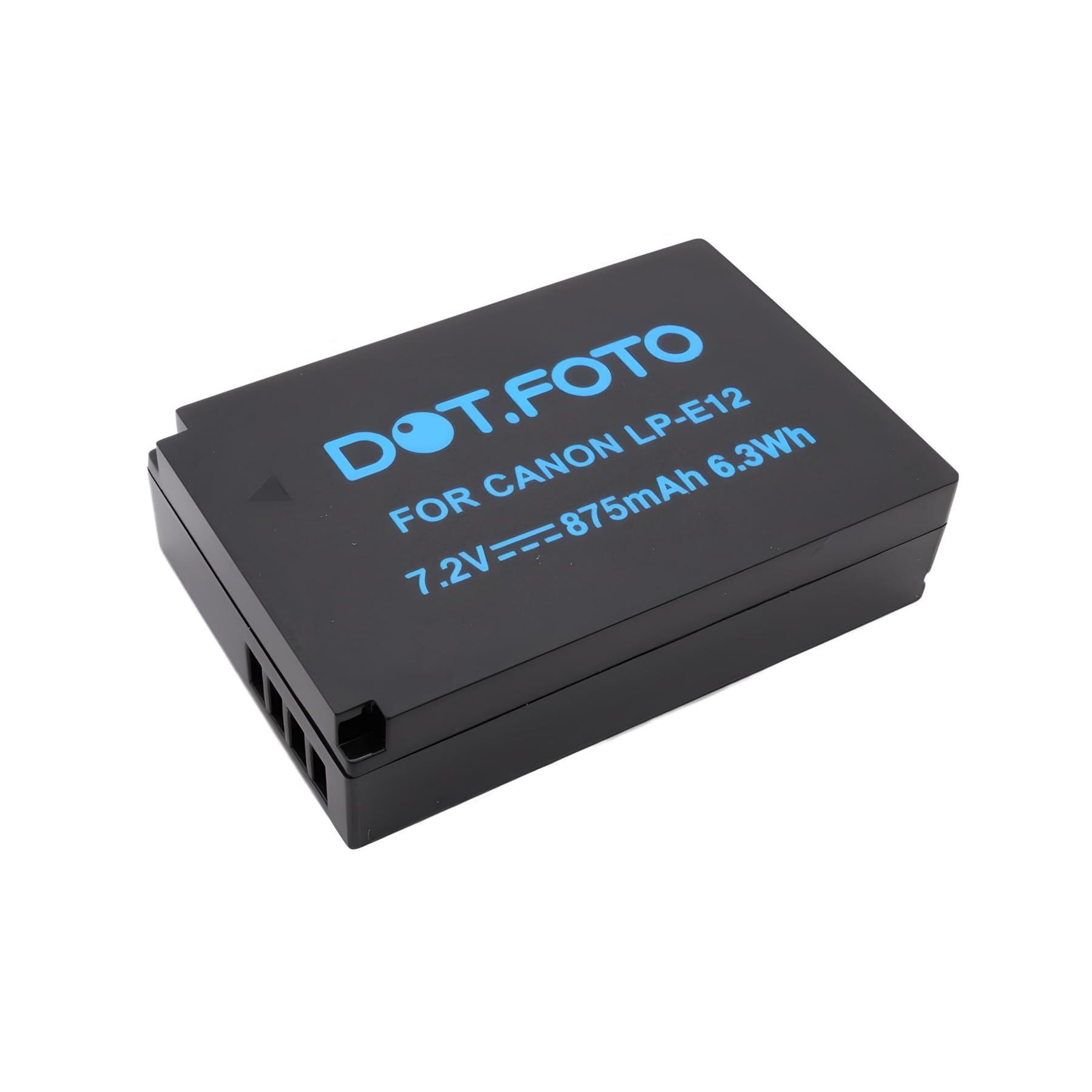 Dot.Foto LP-E12 Premium 7.2v / 875mAh Rechargeable Battery for Canon EOS-M, M2, M10, M50, M50 Mark II, M100, M200, 100D / PowerShot SX70 HS