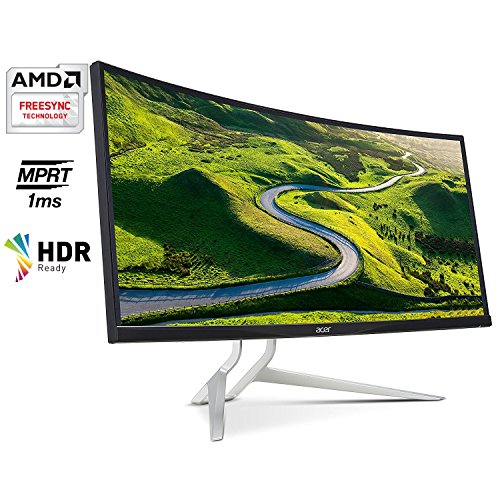 Acer Gaming Monitor 37.5" Ultra Wide Curved XR382CQK bmijqphuzx 3840 x 1600 1ms Response Time AMD FREESYNC Technology (Display, HDMI & MHL Ports) - Image 2