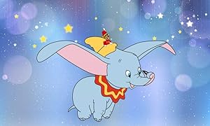 5x3 ft Dumbo Baby Nursery Photo Backdrop Cartoon Elephant Stars Halo Baby Shower Happy Birthday Circus Decor Background Kids Photography Studio Props 04