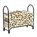 Regal Flame 4 ft Heavy Duty Firewood Shelter Log Rack for Fireplaces and Fire Pits to Enjoy a Real Fire or Complement Vent-Free, Propane, Gas, Gas Inserts, Ethanol, Electric, Indoor Outdoor Fireplaces
