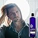 Krieger + Shne Shampoo for Men - 16oz (1 Bottle) Invigorating Shampoo with Tea Tree Oil & Peppermint Oil, Paraben Free Formulated to Heal Dry Scalp, Dandruff, and Prevent Hair Loss