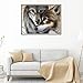 Wolf 5D Diamond Painting by Number Kit, Staron DIY Diamond Embroidery Painting Cross Stitch Kit 5D Diamond Crystal Rhinestone Embroidery Painting DIY Art Craft Canvas Wall Decor (Wolf Lover 2❤️)
