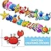Non-Slip Bathtub Stickers, 20 Set Sea Creatures Anti Slip Decals Adhesive Appliques for Baby Bath Tub