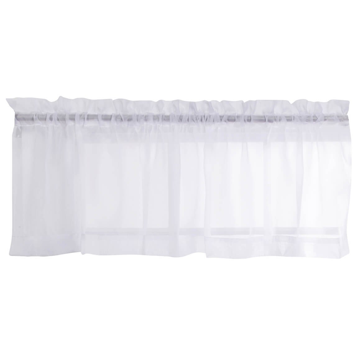 Stylemaster Sheer Voile, Polyester, White, 14" W x 60" L (Pack of 24)
