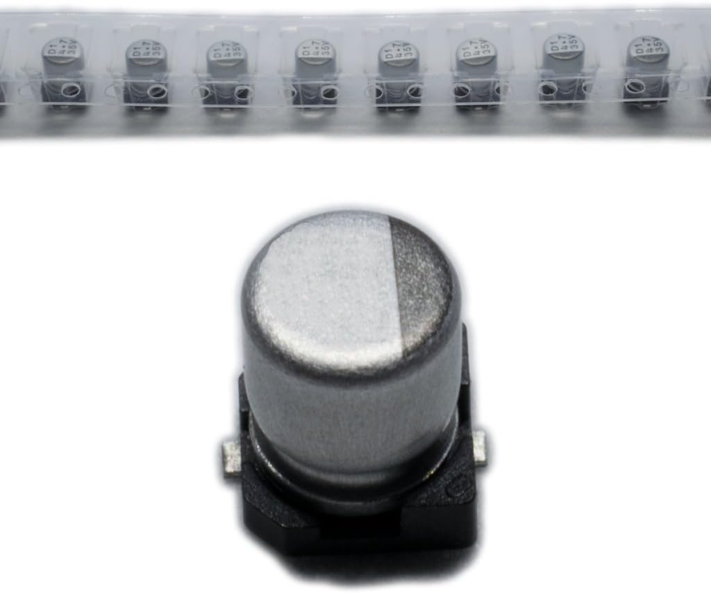 16X RC1A107M6L005VR Capacitor: electrolytic SMD 100uF 10VDC Ø6.3x5.3mm ±20% 1000