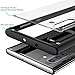 TOZO for Samsung Galaxy Note 10 Case PC + TPU Clear Hard Back Panel Hybrid PC+TPU Protect Cover Shock Absorption Back-Transparent Bumper for Samsung Galaxy Note 10 Black Edge