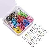 BENECREAT 360PCS 12 Colors Bulb Pins Gourd Safety Pins Metal Calabash Pins with Storage Box for DIY Craft Making and Clothing, Knitting Stitch Marker