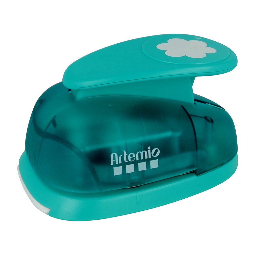 Artemio 7.6 cm Jumbo Flower Lever Punch, Green