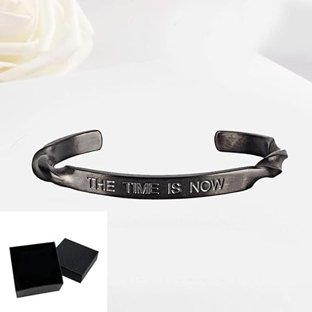 Amazon Yitong チタン ブレスレット バングル メンズ ファッション アクセサリー ブレスレット シンプル バングル トアクセサリー チタン製 銀 Yitong ドラッグストア