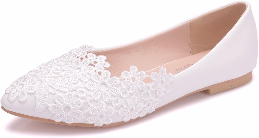 off white flats for wedding