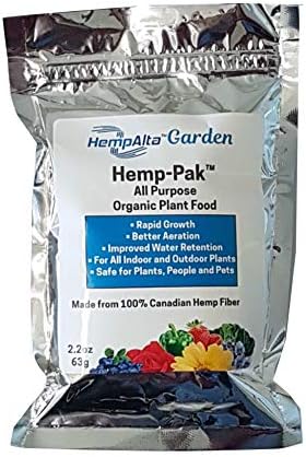 Greenfield Garden Hemp-Pak Premium Organic All-Purpose Plant Food for Indoor & Outdoor Plants