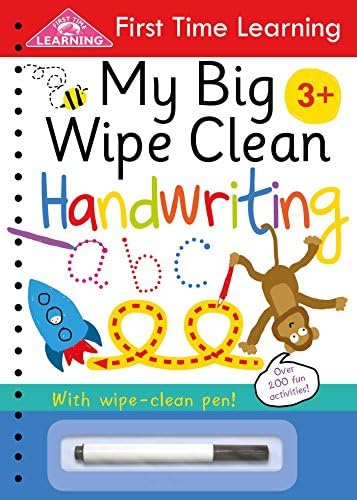 My First Time Learning: My Big Wipe Clean Handwriting: Wipe-Clean Workbook