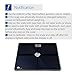 1byone Smart Bathroom Body Scale - Bluetooth Body Fat Scale with APP to Monitor 8 Essential Measurements, ITO Conductive Glass, FDA Approved Body Composition Analyzer Wireless BMI Weight Scale – Black