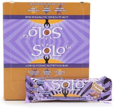 SoLo Low Glycemic Nutrition Bar, Peanut Power 12 ea