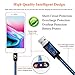 BAVNCO 4ft Visible LED Light Up Flowing Phone Charger Cable USB Data Syncing Fast Charging Cord Compatible with Phone Xs Max/X/ 8/8 Plus/ 7/7 Plus/ 6s/ 6s Plus/ 6/6 Plus/ 5/5S/ 5C/ SE and More (Blue)