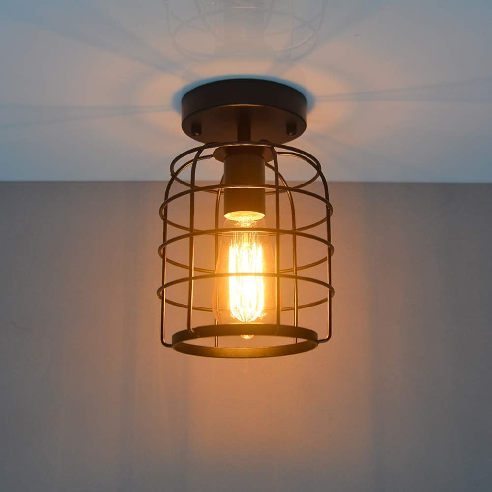 IDEGU Lot de 3 Plafonnier LED Vintage Couloir,Lampe Plafonnier