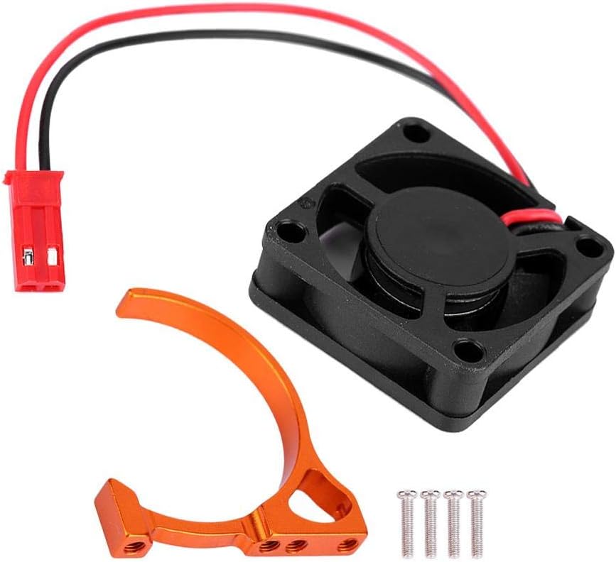 Drfeify RC Motor Cooling Fan, 1/10 RC Motor Heat Sink with