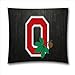 Popular NCAA Pillow/Monogrammed Ohio State Buckeyes Throw Pillow/Custom Housewares/Great Gift/Housewarming Gift/Personalized Throw Cotton Liene Pillow/Cover Size 18x18Inch