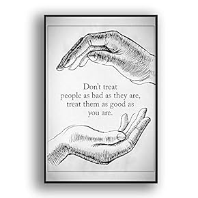 Framed Canvas Wall Art for Living Room, Bedroom Beautiful Quotes Canvas Prints for Modern Home Decoration Ready to Hang - 16"x24" inches