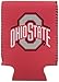 NCAA Ohio State Buckeyes Flat Drink Coozie
